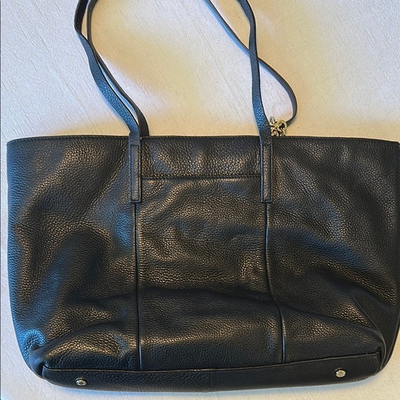 Calvin Klein Black Tote with Gold Chain Detail - Picture 5 of 8